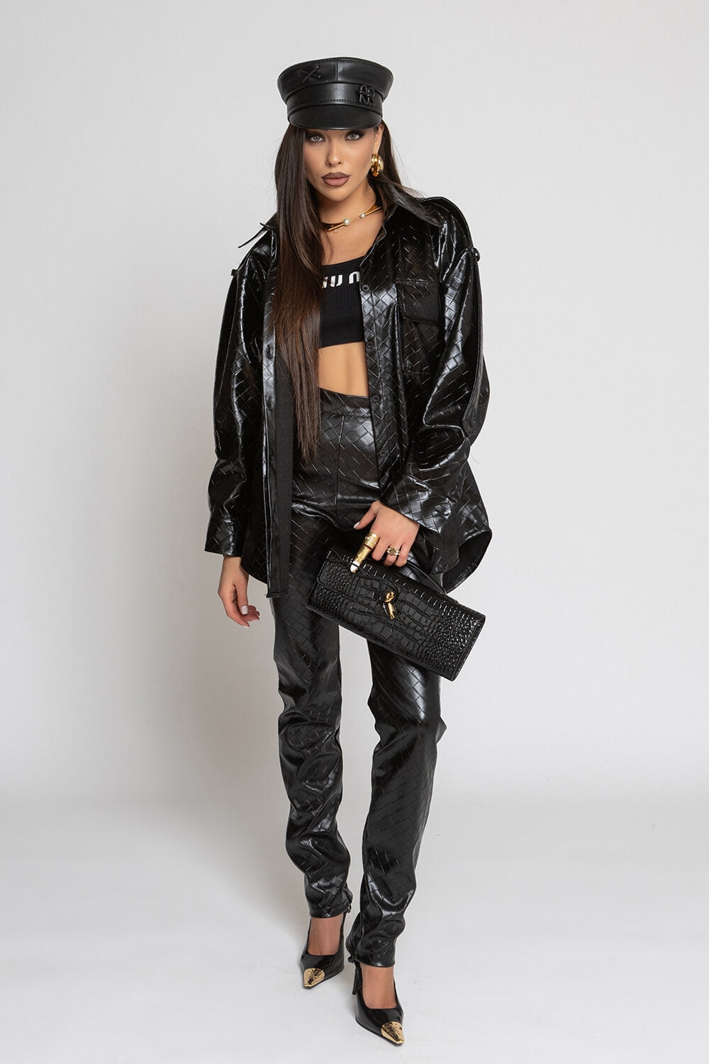 Nikole 6825 Leather Quill