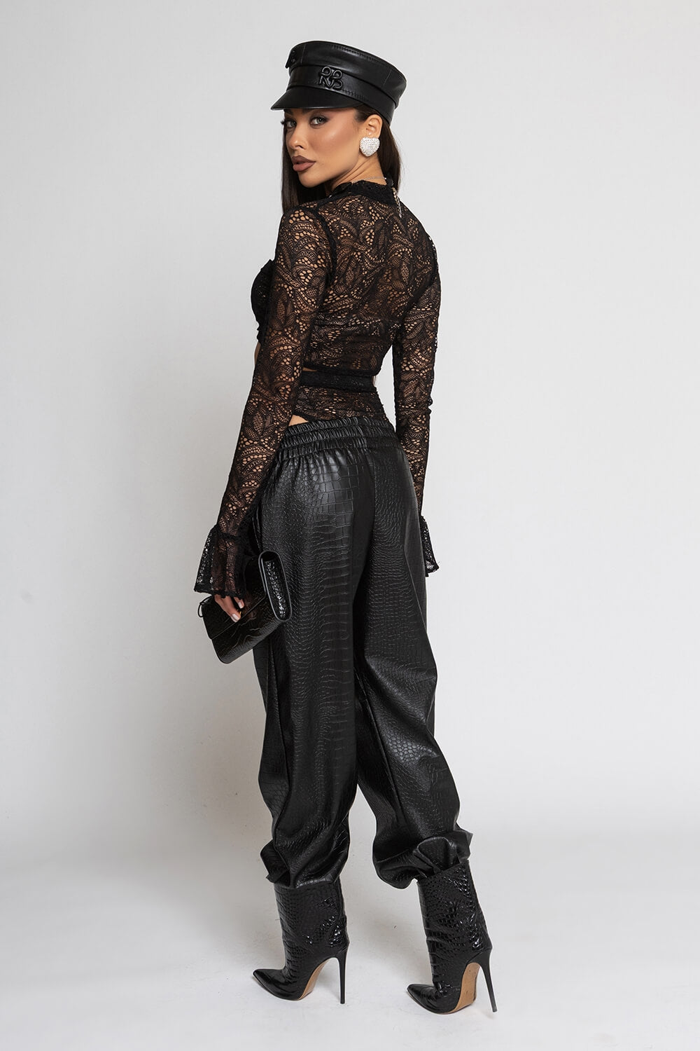 Nikole 6826 Leather Trousers