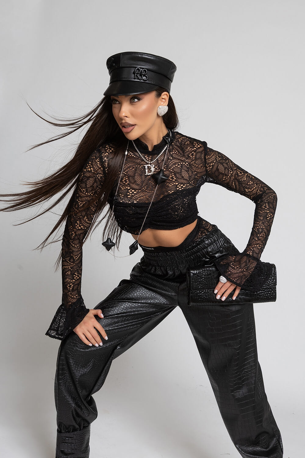Nikole 6826 Leather Trousers