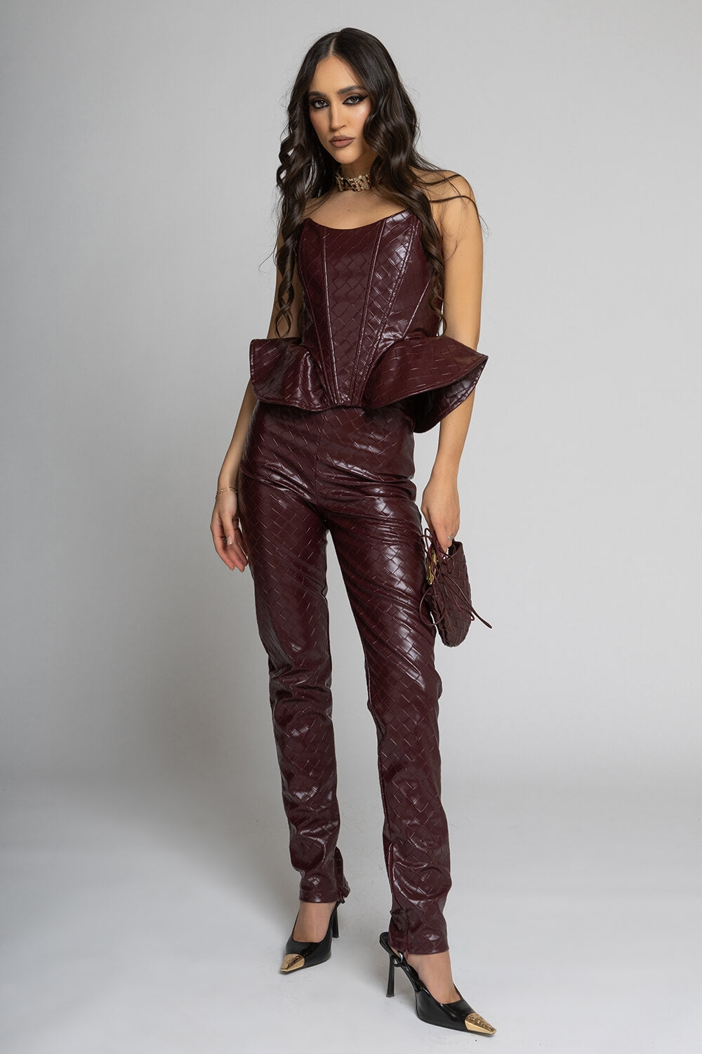 Nikole 6833 Leather Platform Shoes