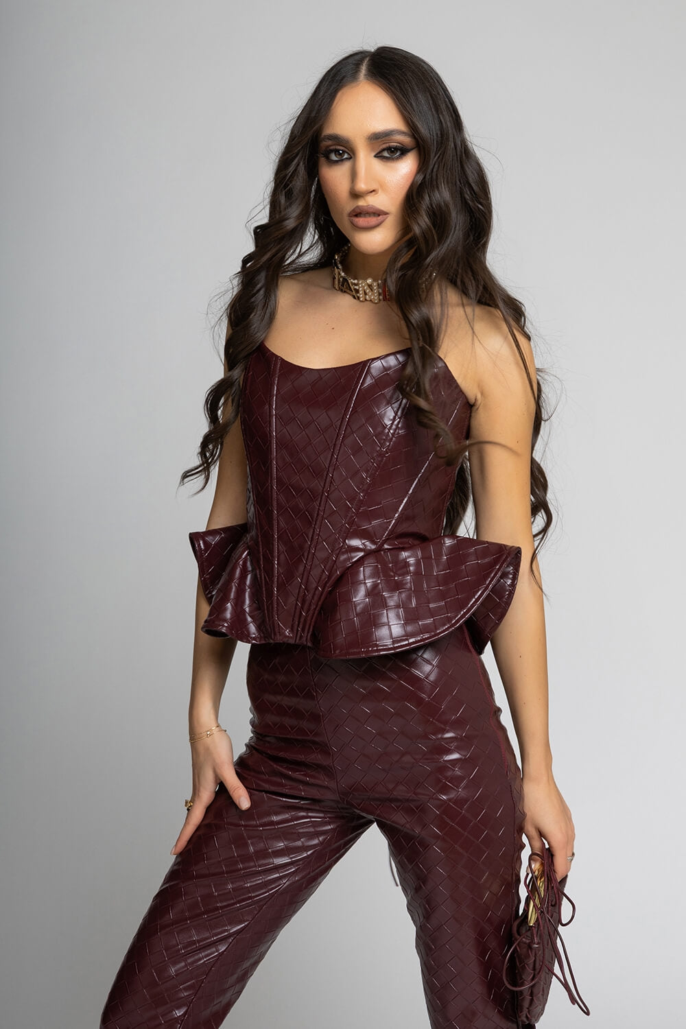 Nikole 6833 Leather Platform Shoes