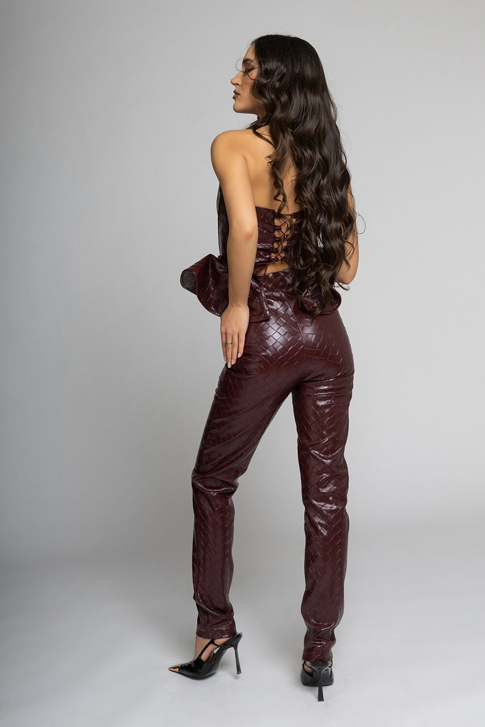 Nikole 6833 Leather Platform Shoes