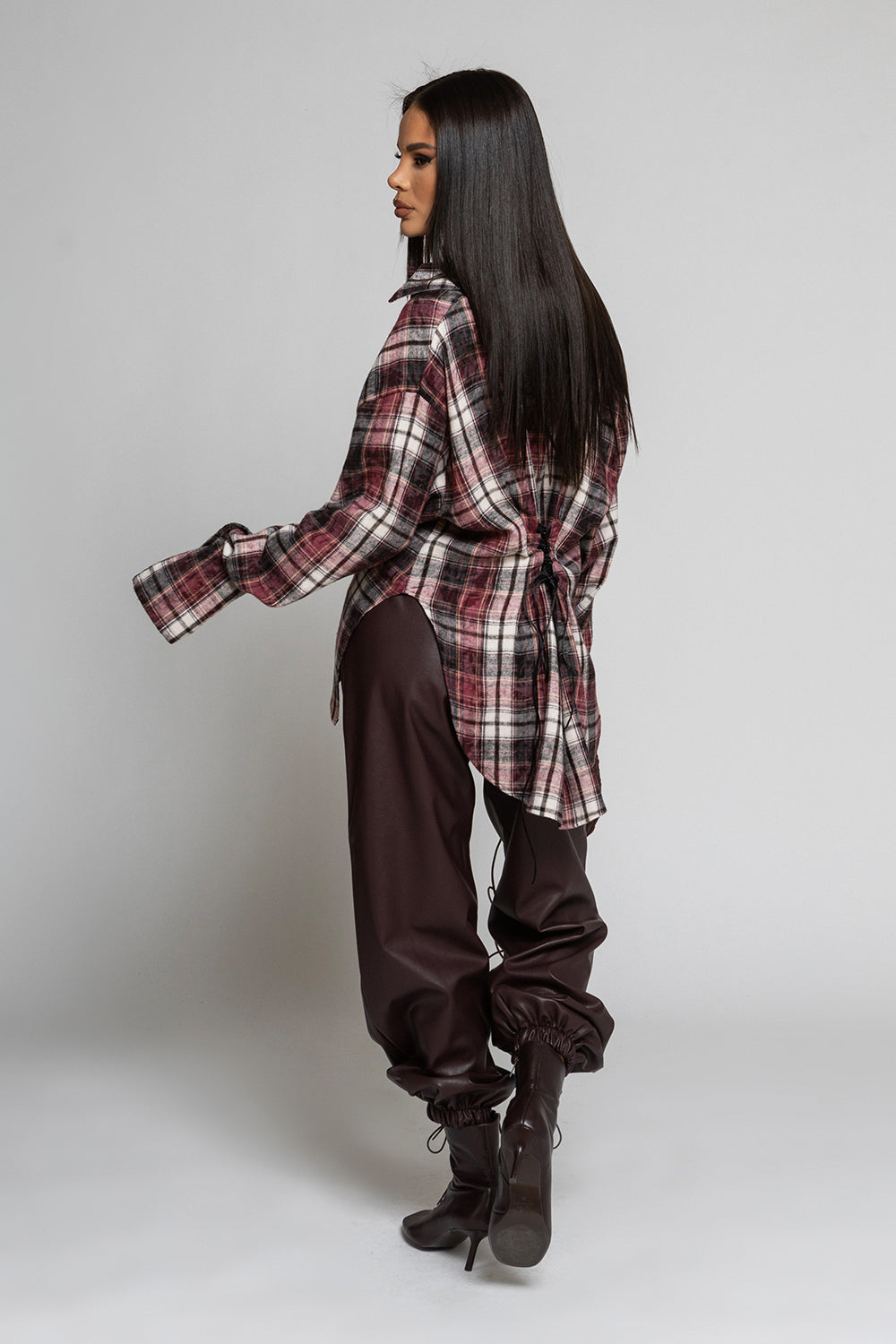 Nikole Leather Trousers 6843