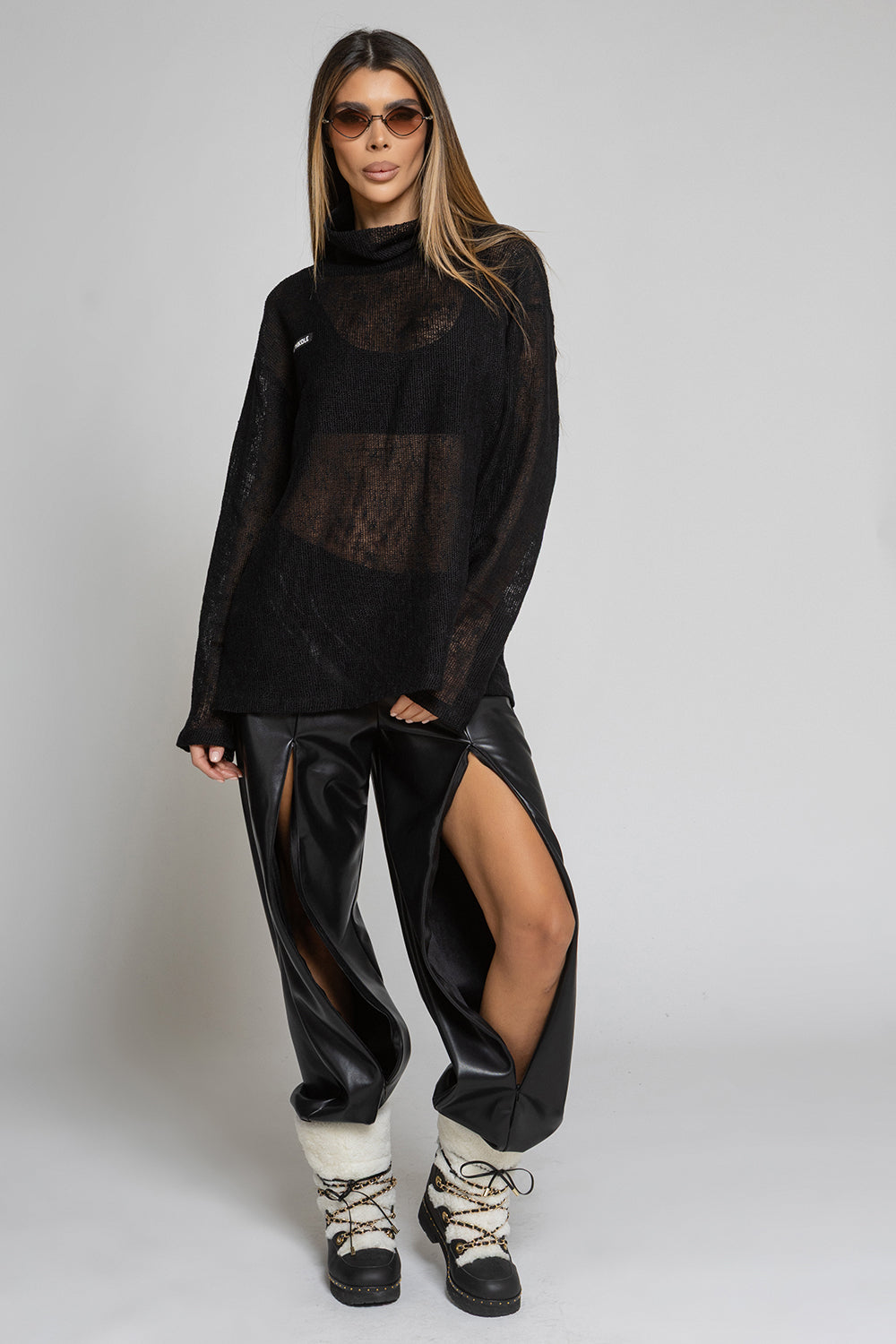 Nikole Leather Trousers 6841