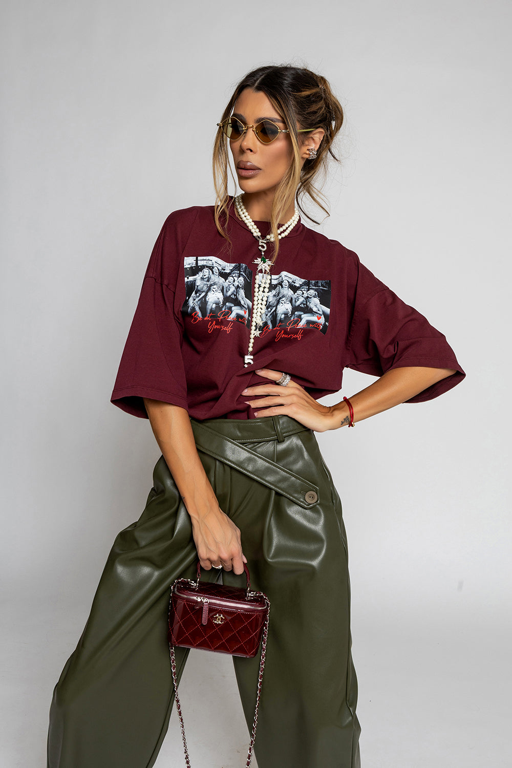 Nikole 6845 Leather Trousers