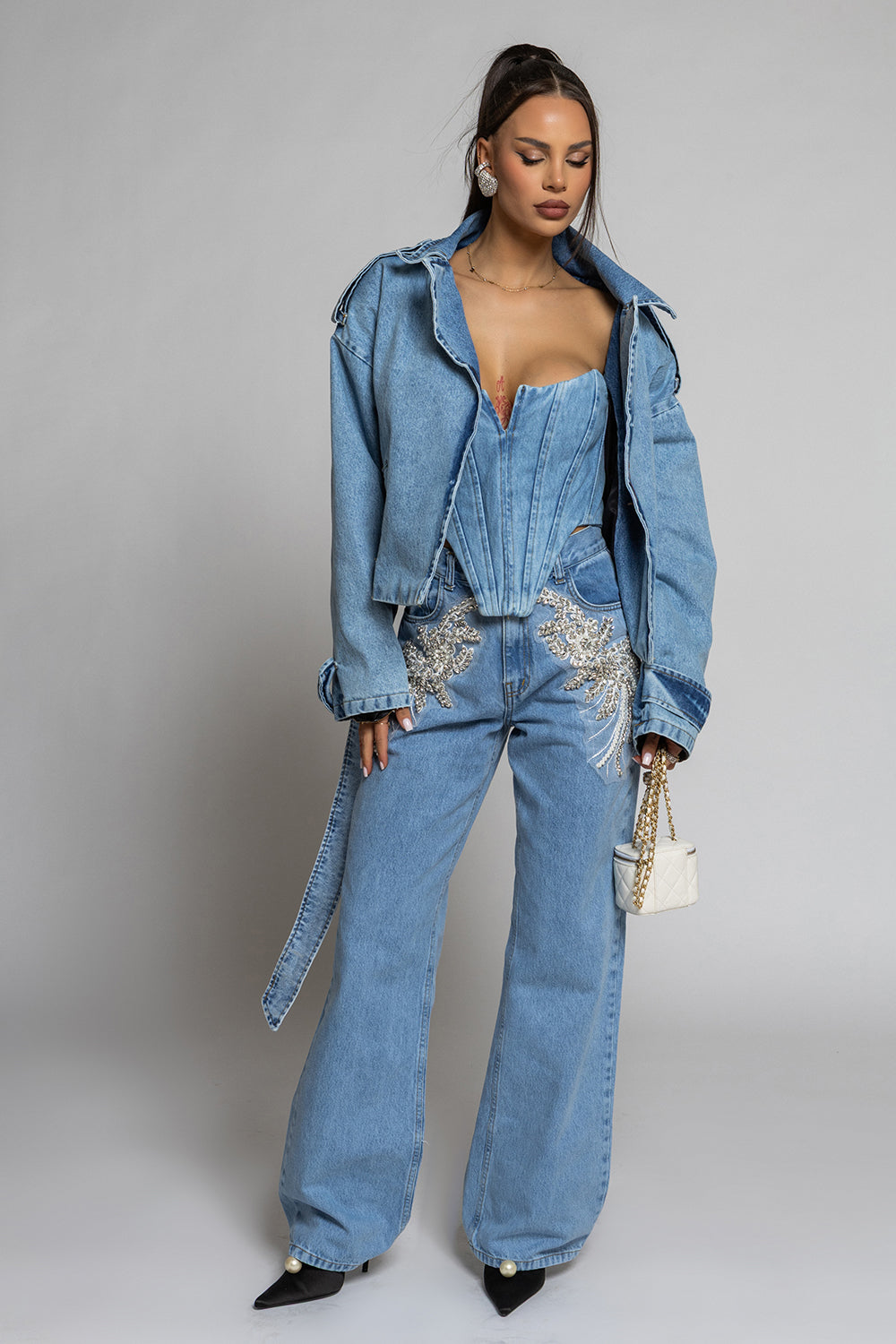 Jachetă din denim Nikole 3430