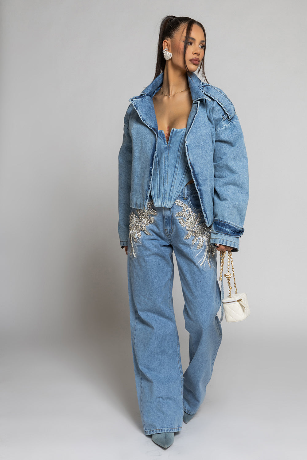 Jachetă din denim Nikole 3430