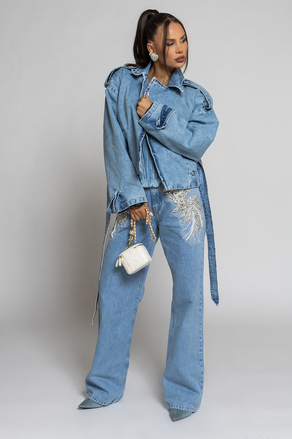 Jachetă din denim Nikole 3430