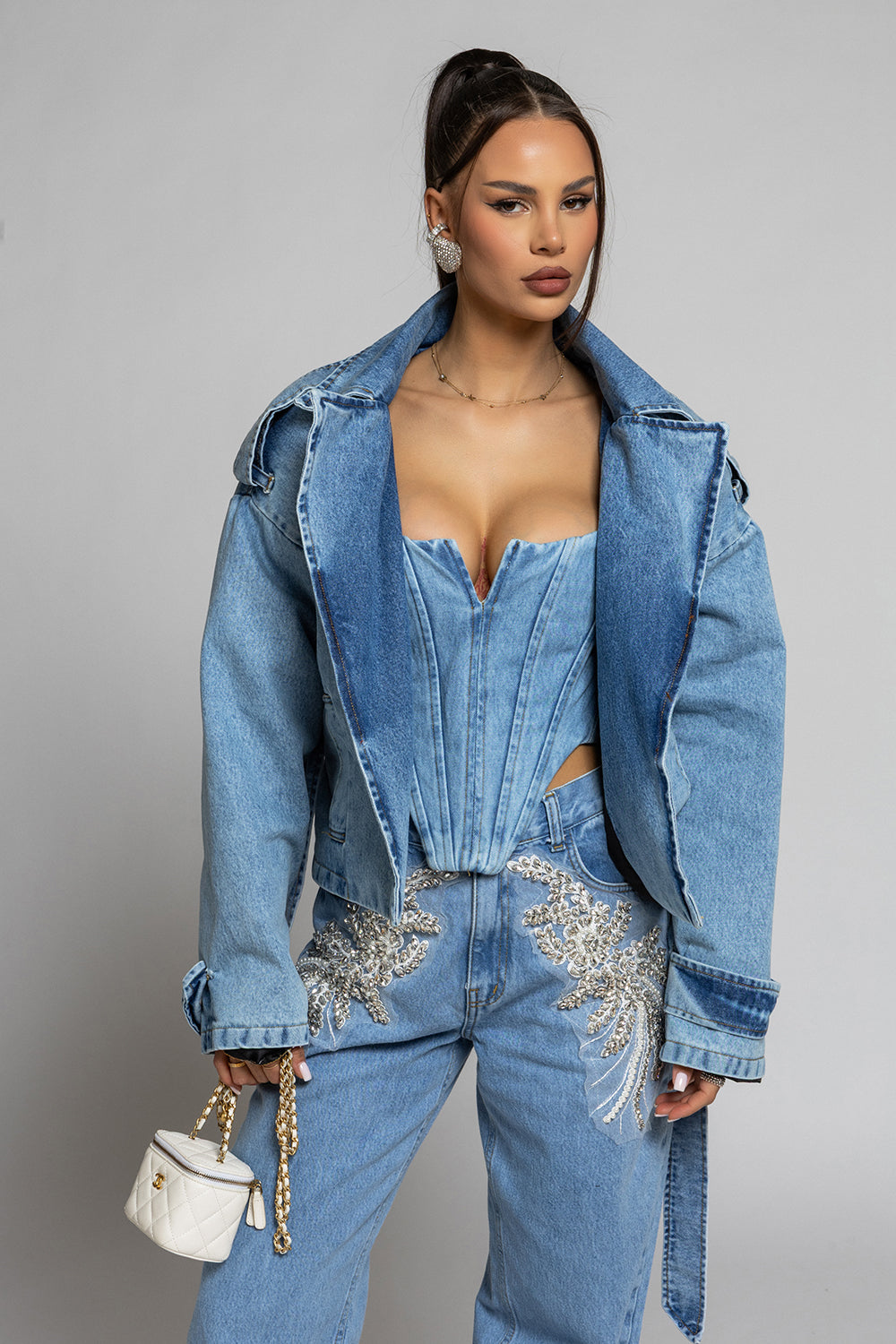 Jachetă din denim Nikole 3430