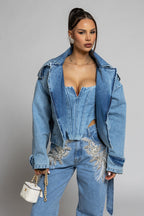 Jachetă din denim Nikole 3430