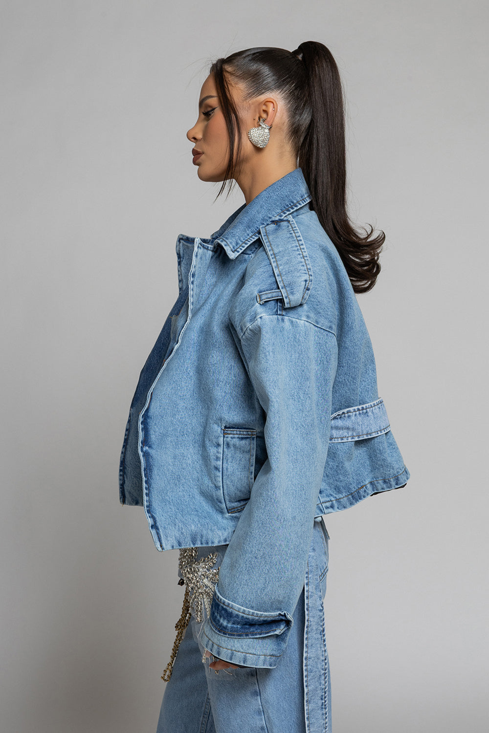 Jachetă din denim Nikole 3430